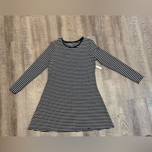 Amazon Essentials Black and White Striped Top